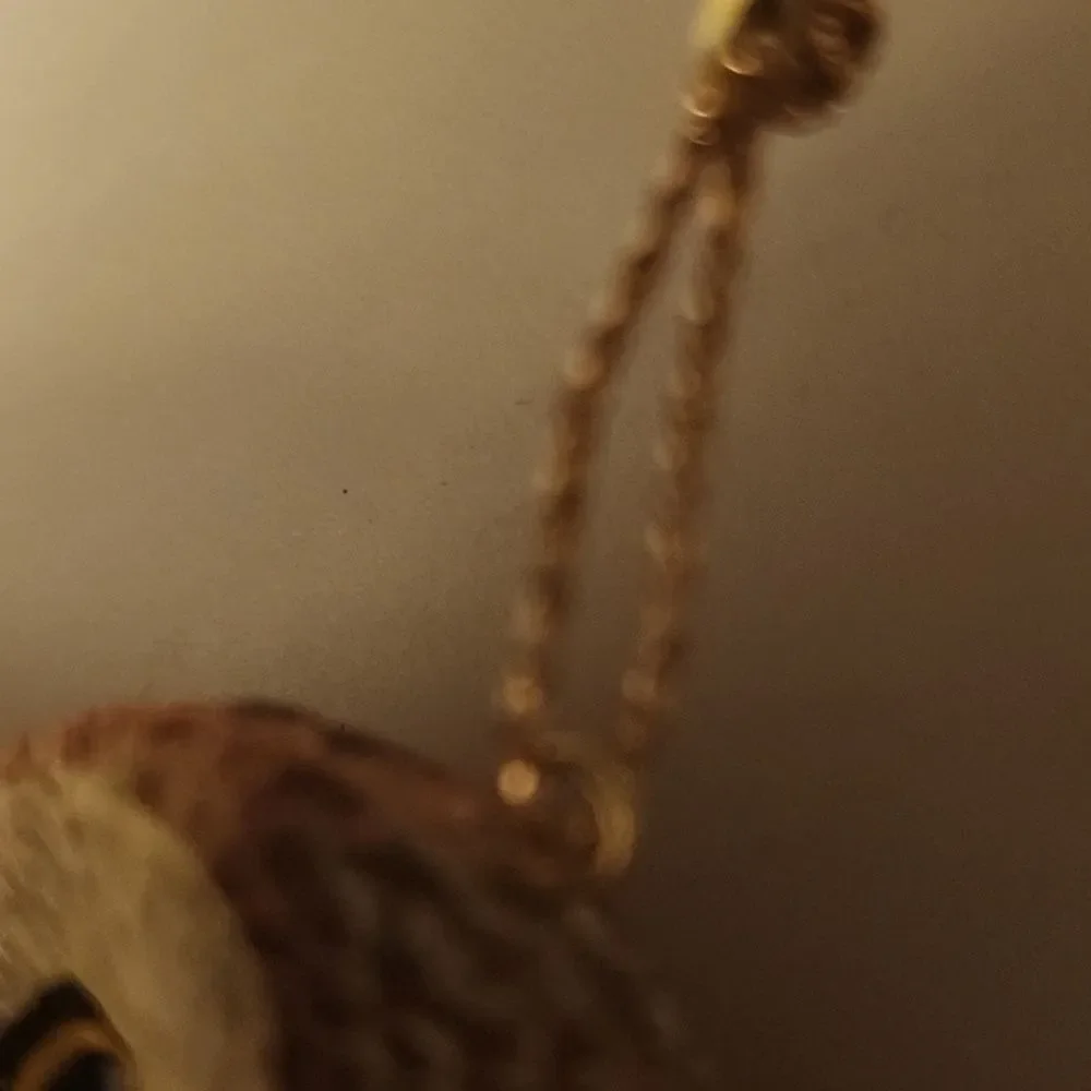 Owl Clock Ornament - Brown and White